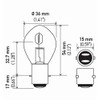 Hella 6235SB Bulb 6235 12V 35/35W Ba20D B11 S2 Sb,