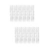 Ipetboom Clear Container 12 Pcs Transparent Lip Gloss Tube Vial