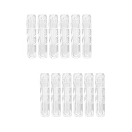 Ipetboom Clear Container 12 Pcs Transparent Lip Gloss Tube Vial Travel Lip Oil Lip Gloss