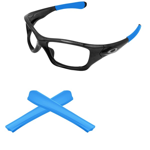 Tintart Almohadillas de repuesto para gafas de sol Oakley Pit Bull OO9127, Azul / Patchwork, Talla unica