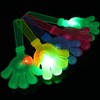 Tofficu 5 Pcs Hand Clappers LED Light Up Noisemakers Noise