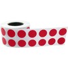 Small Red Dot Stickers 0.5 Inch 12.7 mm Round 1000