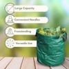 garden mile 272L Large Reusable Green Garden Waste Refuse Sack