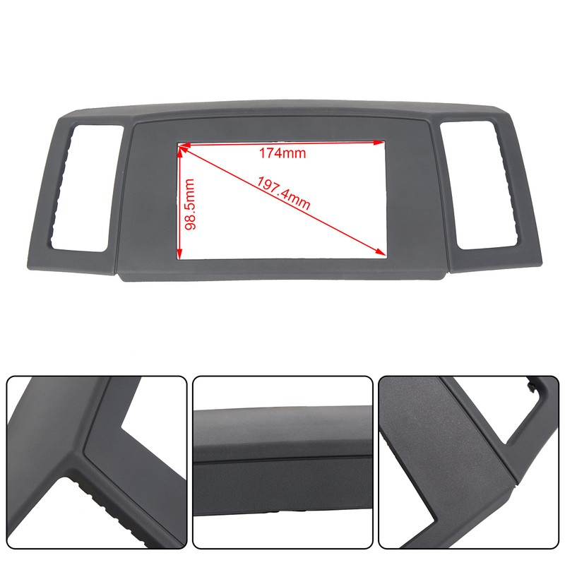 7BLACKSMITHS Double Din Radio Dash Compatible with 2005-2007 Jeep Grand