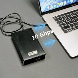 CineRAID CR-H218 Gen. 2 (Two Bay Portable USB 3.1 Gen. 2 Type C 2.5" Drive/RAID Enclosure)