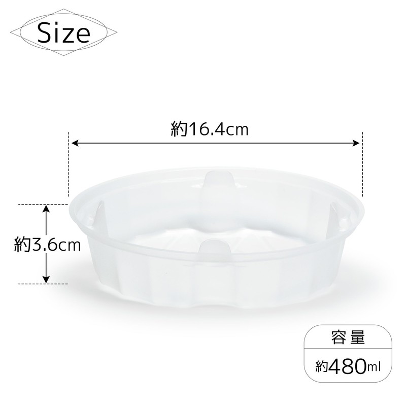 Shinzi Katoh RBC-02M Edogawa Bussan Takeout Containers, Medium Plates, 35.4