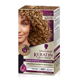 Schwarzkopf Keratin Blonde Hi-Lift Permanent Hair Color, 11.51 Warm Blonde - Professional Quality Permanent Hair Dye for All Hair Types - 1 Application