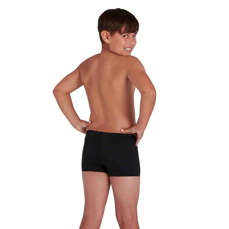 Speedo Boy's Essential Endurance Plus Short Swimwear - Black, Size