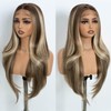 Style Icon Easy-360 Lace Wigs 28 inch Brown Highlight Free