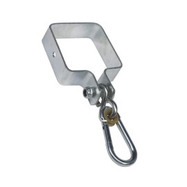 1-2 pieces h2i swing clamps, square, 90 x 90 mm/round, diameter 51-81 - 100-120 mm (1), 1 x square 90 x 90 mm).