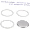 MAGICLULU 10 Piezas Anillo de Silicona para Cafetera Junta de