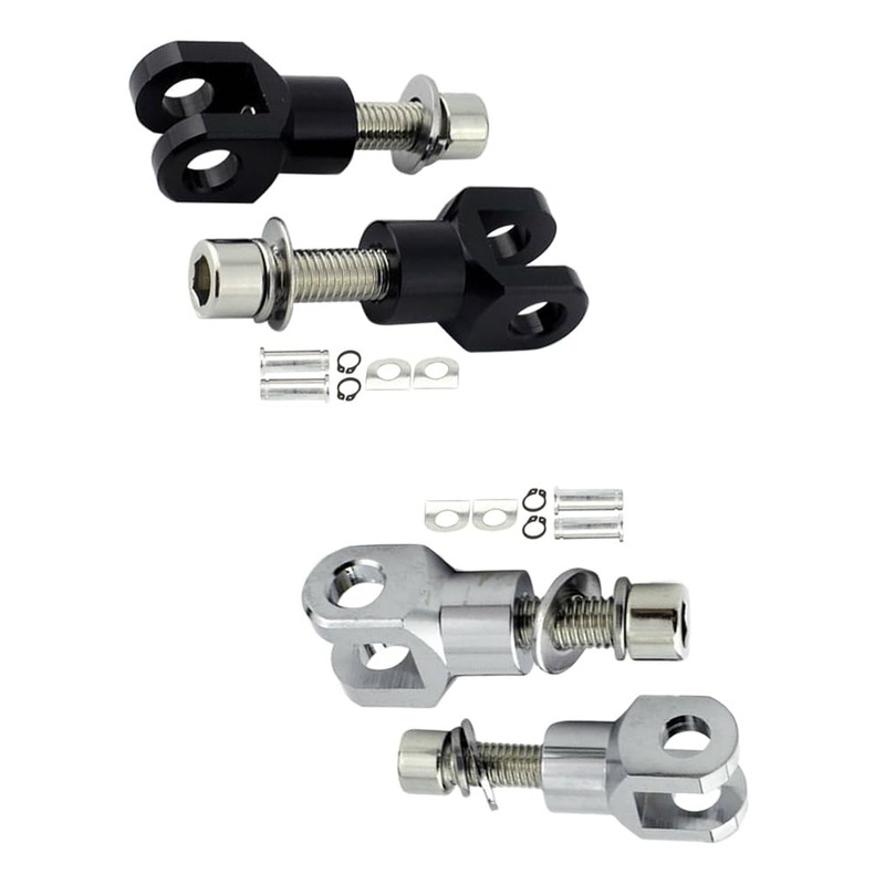 Riloer 2x Footrest Support Mount Clevis Compatible with Harley Most