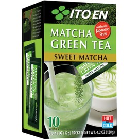 Ito En Sweet Matcha Powder Sticks, 10 Sticks