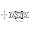 Pantry Vinyl Wall Decal Sticker Art Decal for Pantry Room