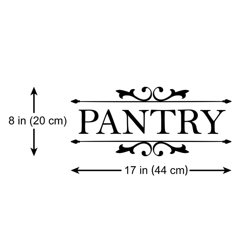 Pantry Vinyl Wall Decal Sticker Art Decal for Pantry Room