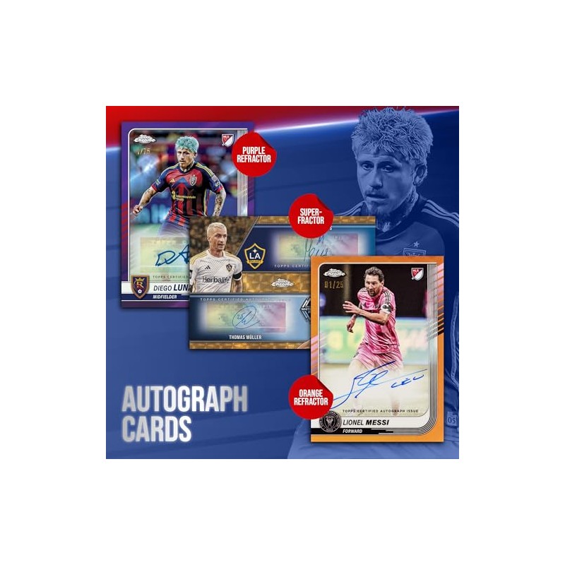 Topps Chrome MLS 2025 - Factory Sealed - Value Box