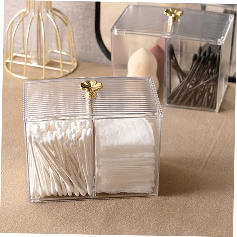 Gatuida Multi Grid Cosmetic Storage Box Makeup Organizer for Cotton