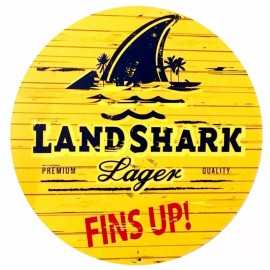 Landshark Vinyl Sticker Decal 10" (full color)