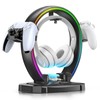 KDD RGB Headphone & Controller Stand with 9 Light Modes