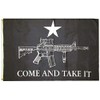 12x18 Black Come and Take it Tactical Machine Gun M4