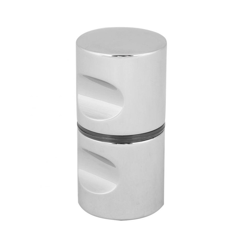 Nimoa Shower Door Knob, Aluminum Alloy Chrome-Plated Pull Handle Knob
