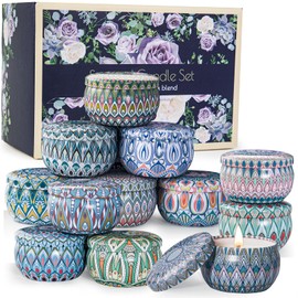 12 Pack Aromatherapy Candles Gift Set, Scented Candle Set, Candles for Home Scented, 300H Burning, Birthday Stress Relief Gifts for Women, Ideal Candles Gift for Mothers Day