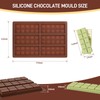 LIFVCNT 2 Pcs Chocolate Molds Silicone, Deep Chocolate Bar Mold,