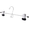 24 Quality Pants Hangers Heavy Duty Add-on Skirt/slack Metal Hanger,