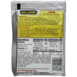 Williams Taco Seasoning Mix, 1.25 Ounce (Pack of 24)