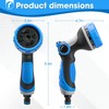 Garden Hose Nozzles,Hose Spray Nozzle with Adjustable 10 Watering Patterns