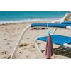 Wide 2.5" H-Shape Silicone Towel Bands (4-Pack) + 12 Clips: