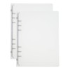 PATIKIL A5 Binder Cover 2 PCS PP 6 Ring Loose