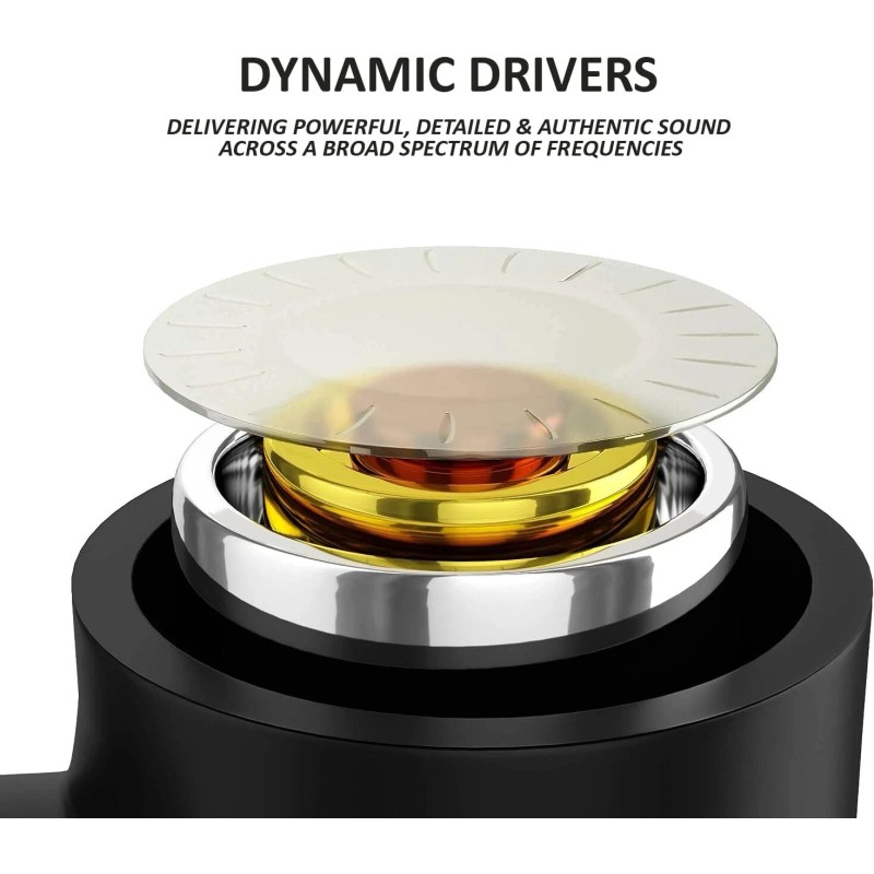 M M E 100 Pack of BLACK 3.5mm In Ear