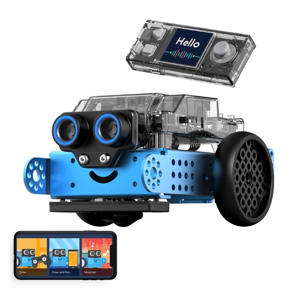 Makeblock mBot Neo STEM Projects for Kids Ages 8-12, [Upgraded for Home] Building Toys, App Remote Control Car, Scratch and Python Programming, WiFi, IoT, AI Technology Support