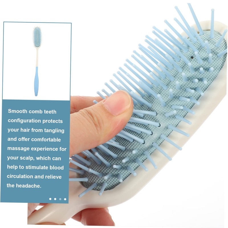 TOVINANNA Elderly Hair Comb Long Handle Comfortable Com for Disabled