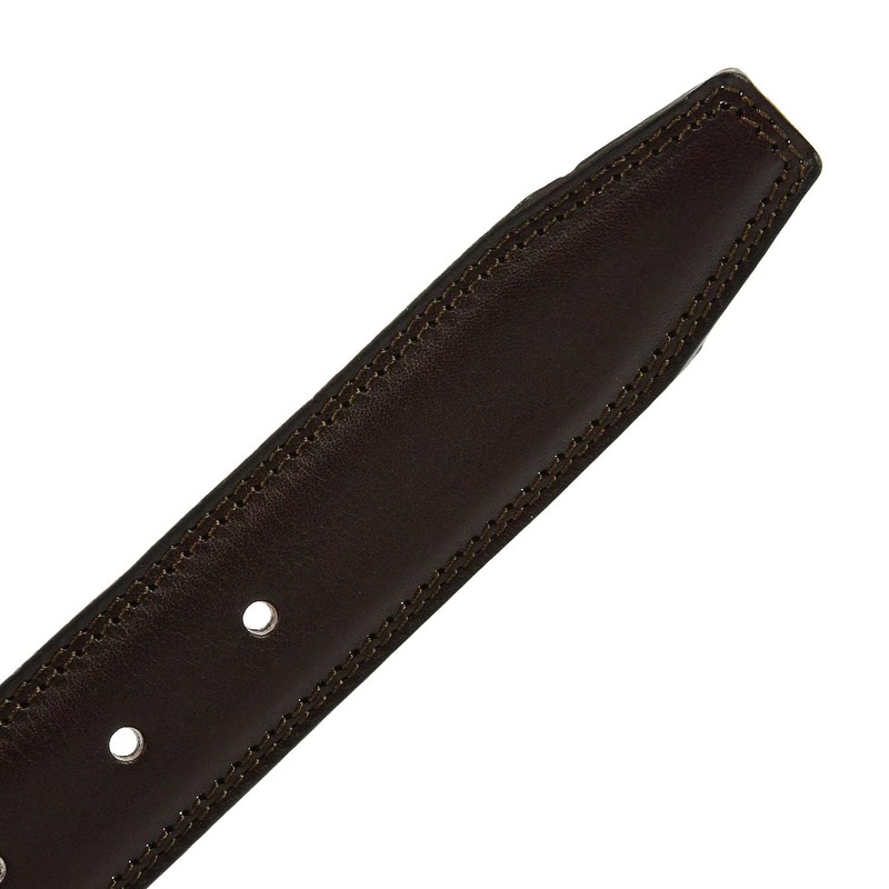 Conte Massimo Men's Genuine Leather Belt Made in Italy with