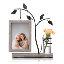 Afuly photo frame with a vase
