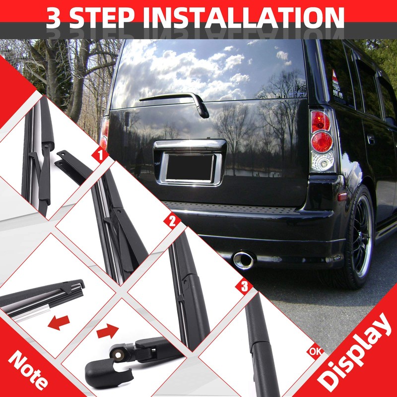 Replacement For SCION XB 2004-2006, Rear Windshield Wiper Back Arm