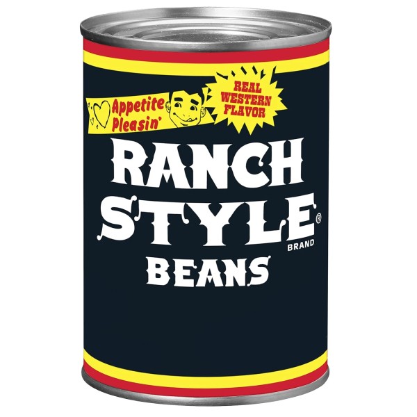 Unbranded Ranch Style Canned Pinto Beans, Real Western Flavor, 15