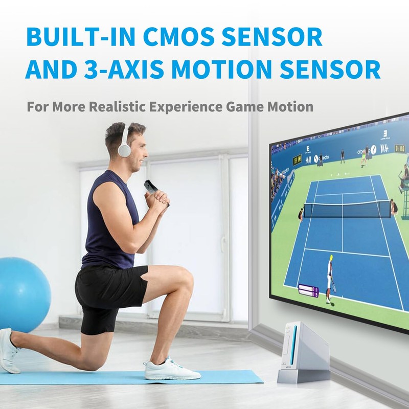 TechKen Remote Controller for Wii, Built-in 2 in 1 Motion