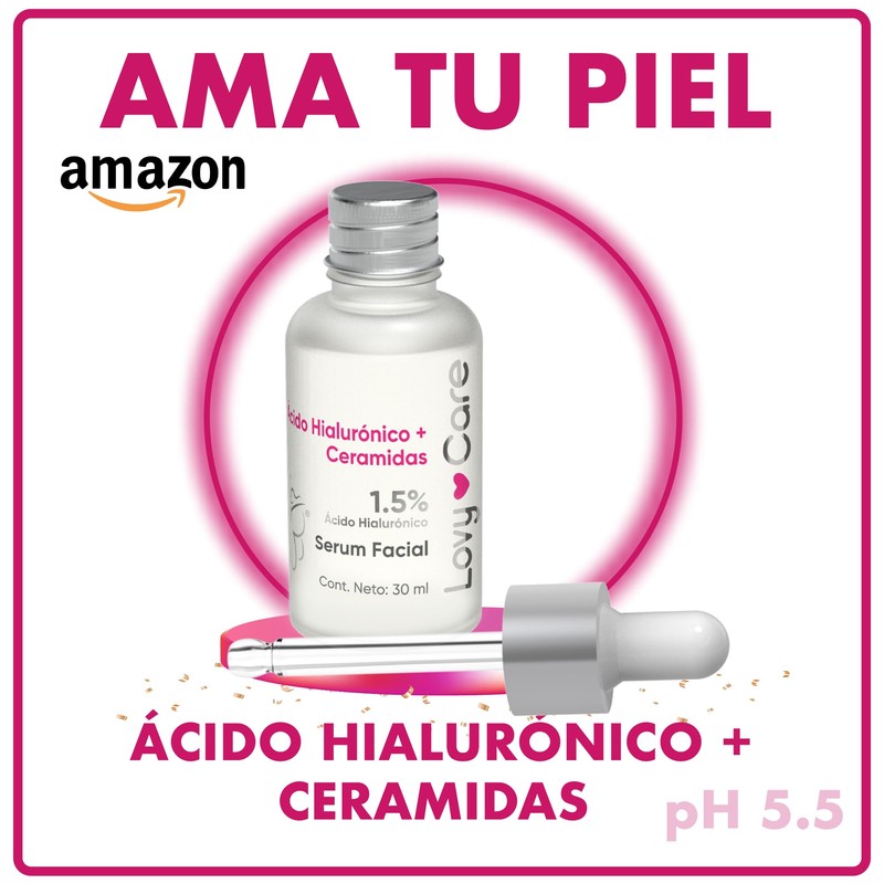 Lovy Care Ácido Hialurónico + Ceramidas Serum Facial | pH