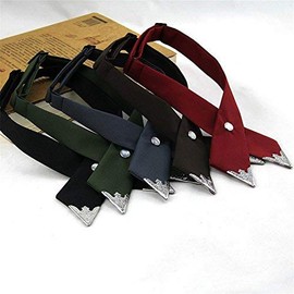 DRASAWEE (JP) Simple, Plain, Cross Tie, Ribbon Tie, Formal Wedding, Reception, Party, Dance 4#, 4#