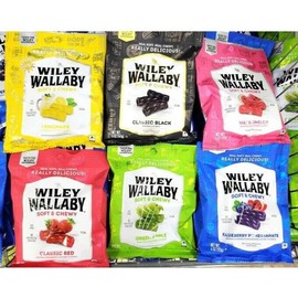 WIley Wallaby Gormet Austrialian licorce 6 pack mix and match