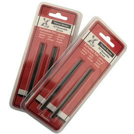 Replacement for POWERTEC 128310 3-1/4-Inch Carbide Planer Blades for Bosch PA1202, Set of 4 PCS