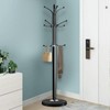 Gendezone Metal Coat Rack Stand with Natural Marble Base, Coat