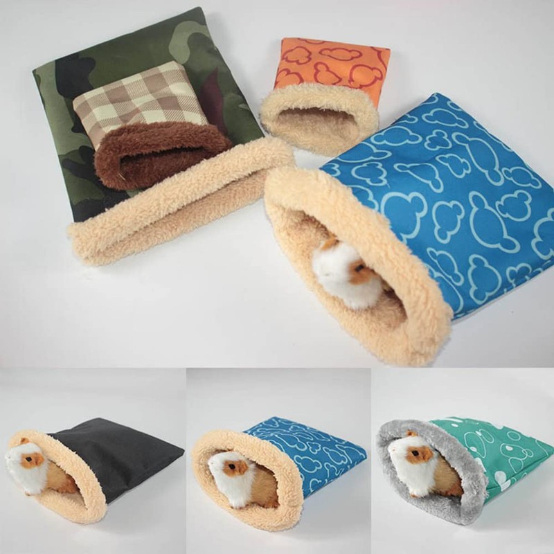 Per Plush Small Animal Sleeping Bag Warm Cage Nest for