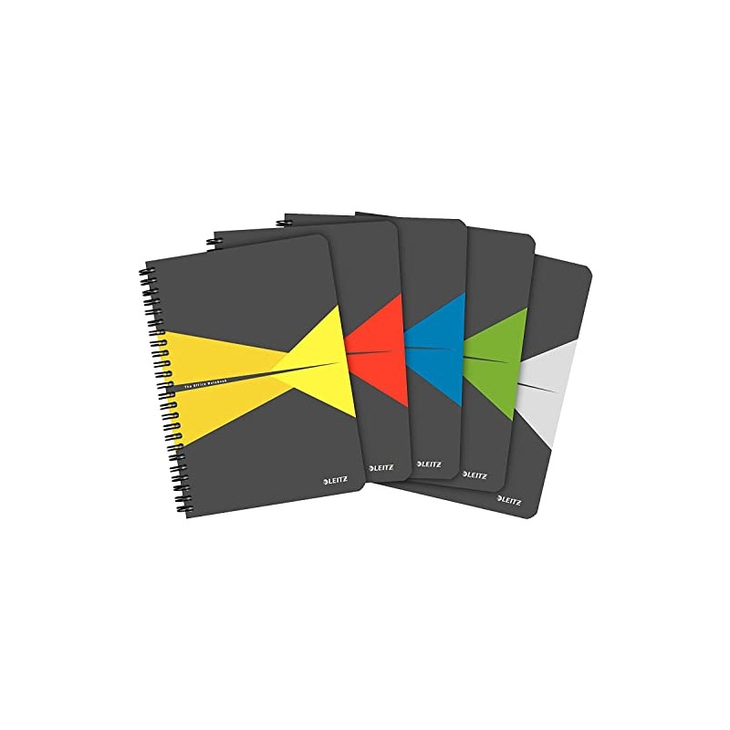 Esselte Leitz Office College Notepad A5 Laminated Cardboard, Lined, 90