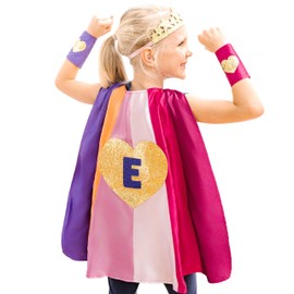 Papierdrachen Superhero Set Heart Berry Girls – Includes Tiara and Cuffs – Role Play – Imaginative Fancy Dress – Carnival Fancy Dress Costume