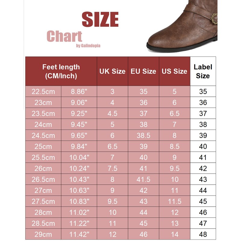 Galindopia Unisex Cosplay Boots Flat, 108 Black