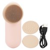Face Massage Device Brush 3 Gear Adjustable Silicone Heads Heating